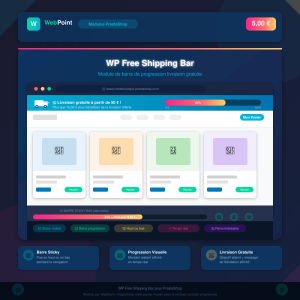 WP Free Shipping Bar for PrestaShop — WebPoint