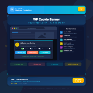 WP Cookie Banner for PrestaShop — WebPoint