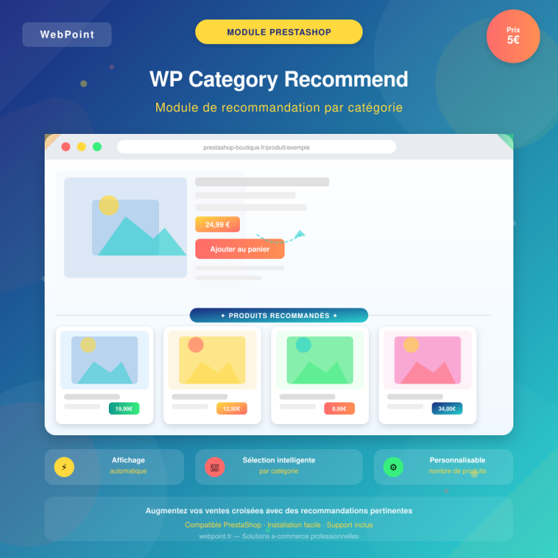 WP Category Recommend pour PrestaShop — WebPoint