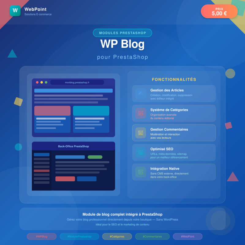 WP Blog for PrestaShop — WebPoint