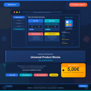 Universal Product Blocks (wp_productscms) for PrestaShop — WebPoint