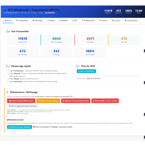API, Import, Dashboard, Statistiken, E-Commerce