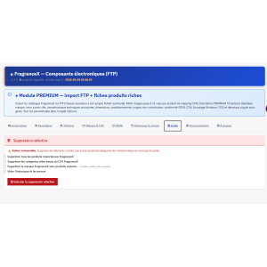 interface utilisateur, logiciel, importation, gestion, e-commerce