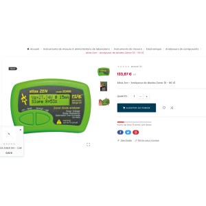 analyzer de diode Zener, electronic, verde, portabil