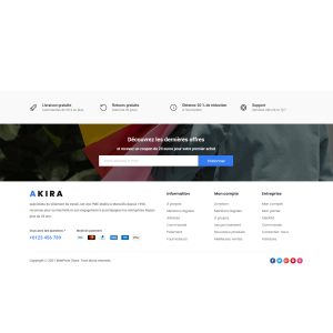 sito e-commerce, abbigliamento da lavoro, Marsiglia, logo, promozioni