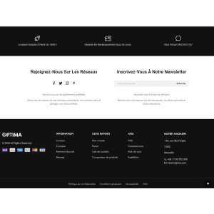 site web, informations, réseaux sociaux, newsletter