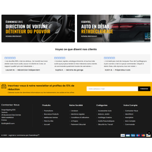 PrestaShop schlüsselfertiger Shop BGS Technic - Kfz Werkzeug 9500 Profi-Ref 16 Sprachen