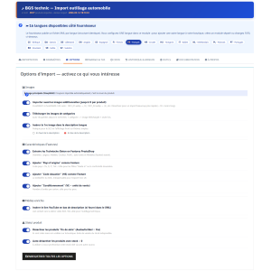 PrestaShop schlüsselfertiger Shop BGS Technic - Kfz Werkzeug 9500 Profi-Ref 16 Sprachen