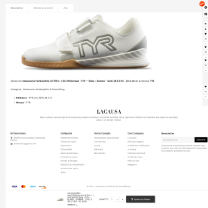 scarpe da sollevamento pesi bianche gomma taglia 38 2/3